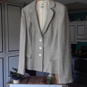 TALBOTS METALLIC BLAZER